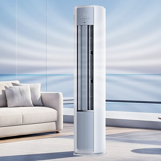 TCL air conditioner, JD.com co-branded true power-saving color, large 3 horsepower, super first-class energy efficiency inverter, cabinet machine with double air outlets, vertical cabinet type KFR-72LW/JD21+B1 national subsidy