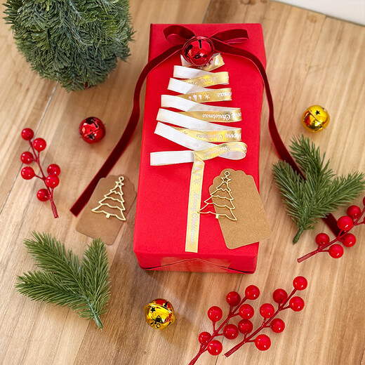 DOROCH Christmas ribbon accessories set gift wrapping paper creative Christmas gift box with decoration accessories