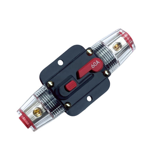 Automobile circuit breaker self-restorable resettable circuit breaker car audio fuse holder power fuse automatic switch 20A round