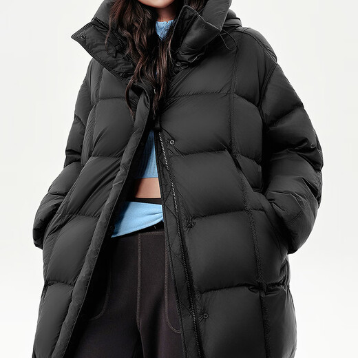 Bosideng 2025 Winter Hooded Long Sleeve Long Casual Down Jacket Women's Jacket B250245924XS