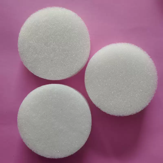 Yusenyi 1cm thick sponge round millimeter white sponge breathable cushion shock-absorbing sheet thick polyurethane foam 10 bird's nests diameter 18.5cm thick 1cm 30 pcs