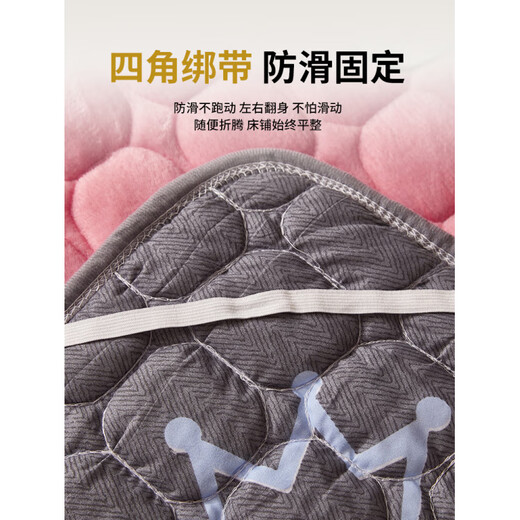 Guzhi Kindergarten Mattress Nap Mat 70*170 Children's Afternoon Class Flannel Quilt Class A Washable Sleeping Mat Pink Strawberry Flannel Mat Washable 200*220cm Extra Large Double Bed