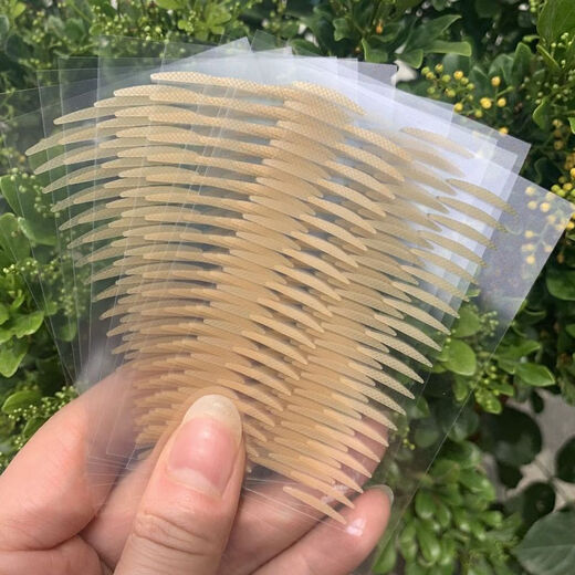 Mi Jiao Zhi You Shi partial double eyelid patch to adjust the eye head fine-tuning lace mesh pattern swollen eyes special short half small partial small size 3 pieces 120 patches