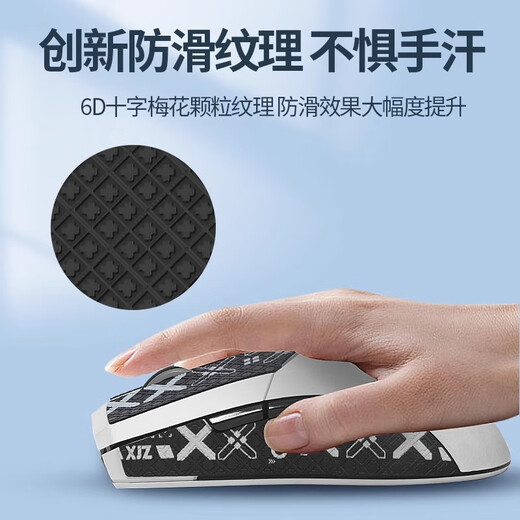 Cheng CE, das für Thor White Shark ML703 ML701 702 Anti-Rutsch-Aufkleber MG701 Mausaufkleber Spiel Special E-Sports Hand-Sweat-Absorbing und Wear-Resistant Scratch-Soco-Schutzfilm All-Inclusive-Black-Blusiv-Black-Blusiv-Black-Black-Black-Black-Black-Black-Black-Blusiv-Black-Mausaufkleber anwendbar ist