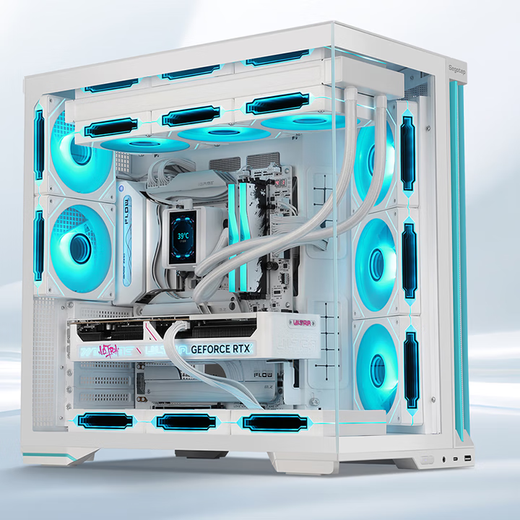 Colorful Ruilong R7 9800X3D RTX5070Ti RTX5080 assembled computer complete machine DIY Delta game console live broadcast design desktop e-sports host configuration four 9800X3D RTX5080 e-sports host