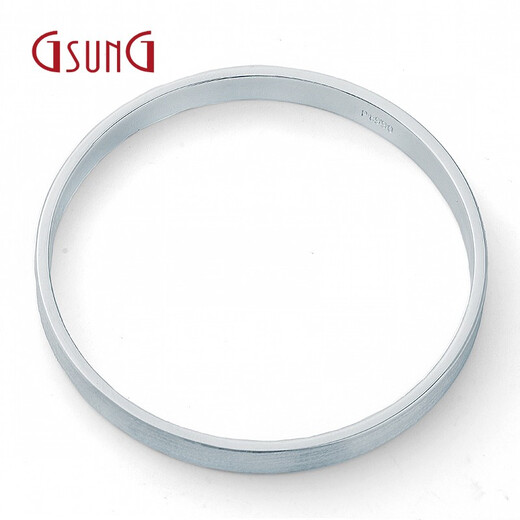 GsunG men's platinum Pt999 men's and women's solid brushed surface platinum atmospheric wide solid bracelet calculated based on actual shipping weight