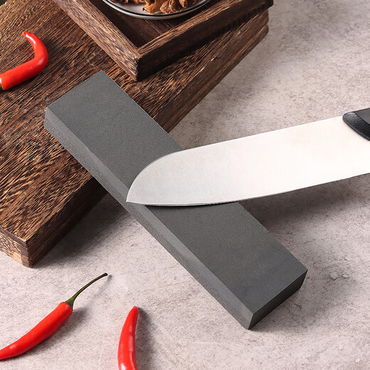 Extreme space whetstone household kitchen knife sharpener double-sided rapid edge silicon carbide sharpening rod artifact 180/320 mesh