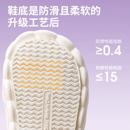 Complete children's cotton slippers girls autumn and winter 2025 new princess Kuromi girls Sanrio parent-child fur slippers green panda 30 200mm