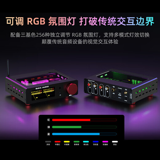 SUCA AUDIO Q11 PRO decoder AKM+ESS dual brand DAC computer USB sound card headphone decoding and amp all-in-one Q11 PRO official standard configuration