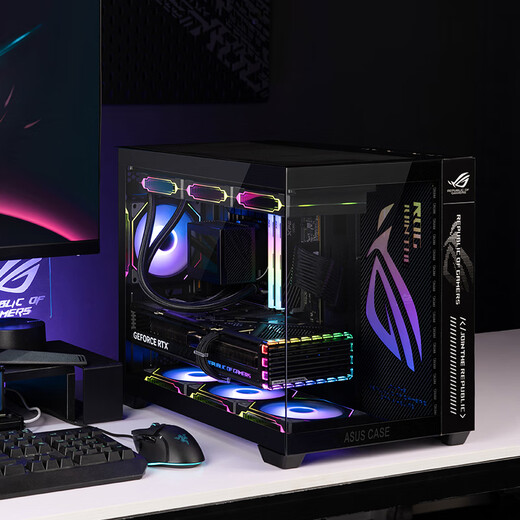 ASUS intel Core i5 14600KF/245KF/RTX5060Ti Delta CSGO Fearless Contract high-end gaming desktop assembly computer host DIY assembly machine RTX5060Ti-16G+15th generation 245KF| Five single host