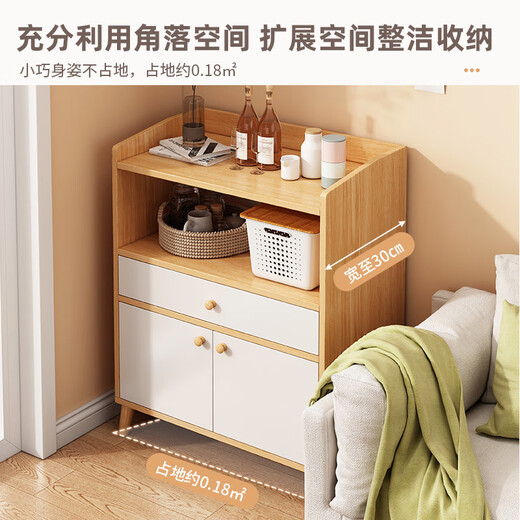 The middle shopkeeper's living room wall cabinet is made of solid wood ecological board. Small cabinet and vertical cabinet storage rack. Modern minimalist style storage cabinet. The following is a floor-standing model. Heightened base to avoid trapping dirt. Easy to tip. Do not
