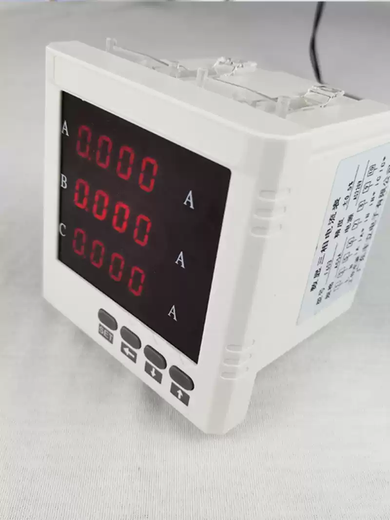 Fengqi brand three-phase AC ammeter with 3 open-type transformers, open-and-close clamp line, adjustable ratio, F603 50A package