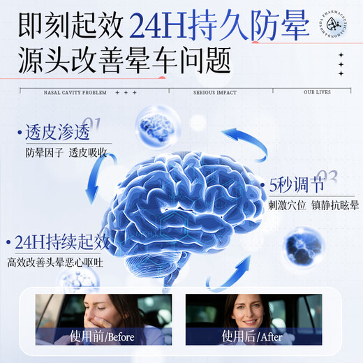 Honda Pharmaceutical motion sickness patches for children and the elderly, motion sickness artifact, motion sickness ointment for vomiting, 30 patches for severe motion sickness, seasickness and airsickness