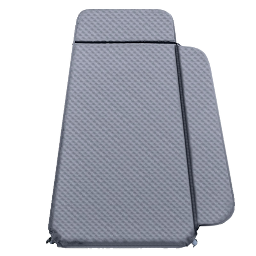 Shiqi Car Rear Sleeping Mat Car Travel Folding Bed Car Back Seat Children's Car Sleeping Artifact New Upgraded Model Elegant Gray - Suede + Support Pillows*2+Pillows*2+Charging