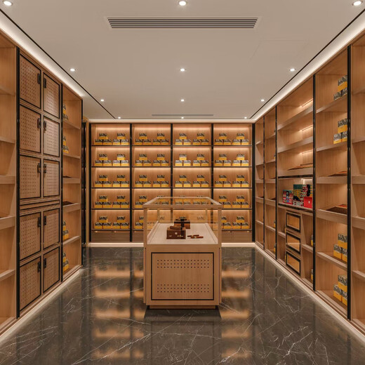 Customized cigar cabinet by the shopkeeper, cedar wood cigar tea refrigerated cigar room, constant temperature and humidity stainless steel wine cabinet, customized mobile wine room, single door