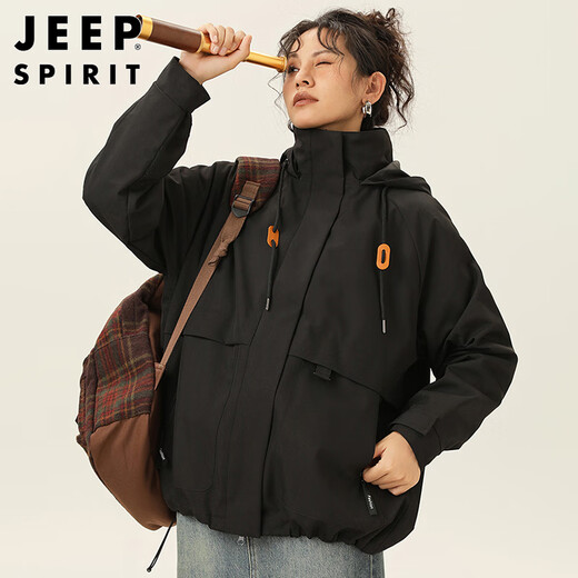 JEEP SPIRIT Jeep Jacket Jacket Men's and Women's Autumn and Winter Three-in-One Outdoor Couple Jacket Men's Sunflower XL