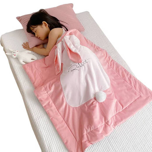 Fantasy Internet Celebrity Children's Cool Quilt Thin Summer Washable Summer Quilt Baby Cover Blanket Kindergarten Summer Quilt Pink No Fading/No Shrinking/Free Shipping Insurance 80x110cm Toddler Summer Quilt