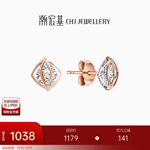 Trendy Acer 18K gold earrings for women rose gold colored gold earrings car flower earrings fashionable birthday gift for girlfriend YD C earrings