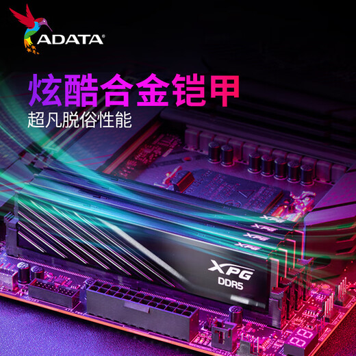 ADATA 24G/48G (24G*2) set DDR5 6000 frequency AI computer accessories desktop memory bar Longyao D500G RGB light bar C28 timing Hynix new Mdie C28/new Mdie D300 6000 white vest 24GB 1 bar (24G*1)