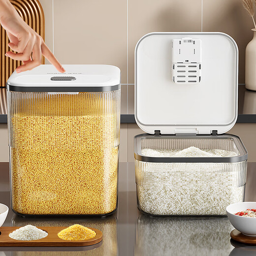 Jia Bangshou Rice Barrel Insect-proof Rice Storage Box 2025 New Moisture-proof Rice Barrel Food-grade Flour Barrel Rice Container 20Jin Jin equals 0.5kg