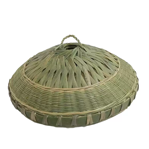 Yusenyi bamboo woven turkey large lid wooden bucket pot lid pot lid steamer lid firewood pot lid bamboo firewood bamboo small pot bamboo vegetable lid Bamboo lid outer diameter 26cm inner diameter 24cm (ordinary single layer)