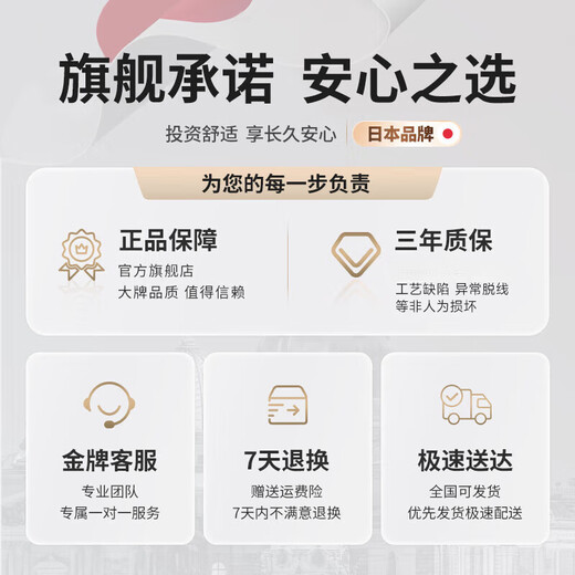 Nijijia Japanese cosmetics storage box desktop high-end light luxury new large-capacity dressing table dust-proof cream style desktop cream white three layers 1