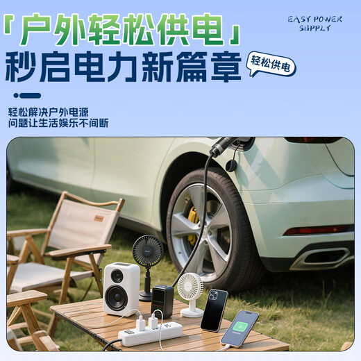 Jinyuzi Lynk & Co 10emp car charger portable charger integrated electric gun 3.5KW household 16A new energy electric vehicle charging pile fast charging without grounding national standard seven holes Lynk & Co 10EMP charging gun two-speed adjustable丨self-stop when full Display model丨5 meter cable-suitable for store home use