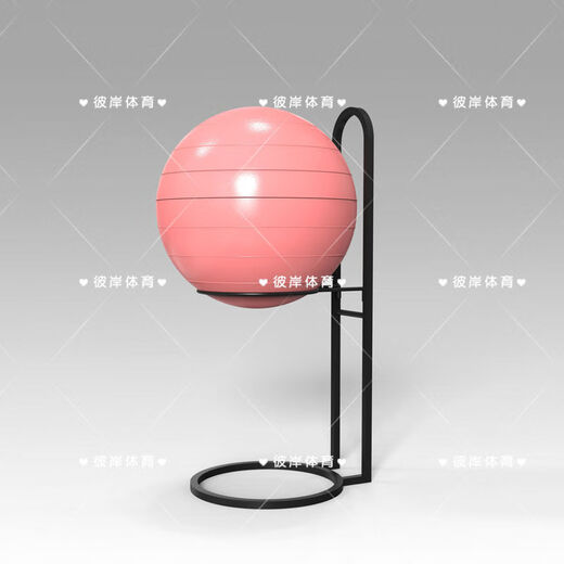 Yoga ball rack multi-layer yoga studio storage rack gym yoga ball storage equipment large Pilates studio black thickened can hold 1 yoga ball universal