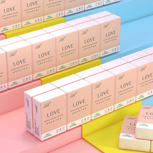 Pure wood high-quality Jane Eyre full box of handkerchief paper, small package of tissue paper, portable carry-on package, wholesale affordable tissue, flexible and comfortable, 3 layers, 6 pieces*10 packs, cost-effective