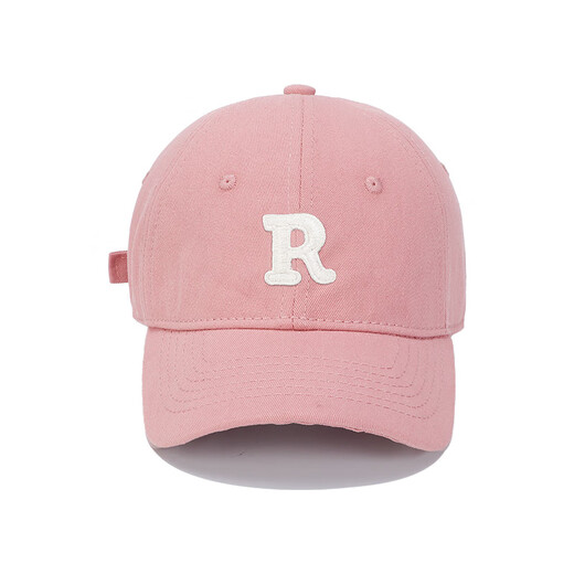 SOMUBAY Children's Baseball Hat 2026 New Spring and Autumn Girls and Boys Pink Thin Sunshade Letter R Embroidered Peaked Cap Pink 170 Recommended for 3-10 years old_One size fits all (46-54CM)