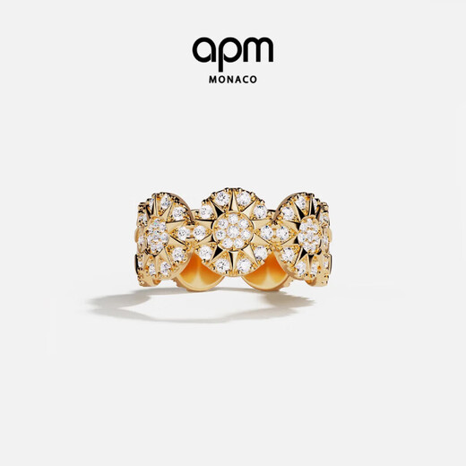 APM MonacoSoleil Ring Fashion Sun Personalized Jewelry Ring Bracelet Birthday Holiday Gift Soleil Ring 54