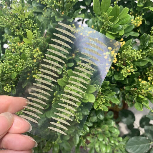 Mi Jiao Zhi You Shi partial double eyelid patch to adjust the eye head fine-tuning lace mesh pattern swollen eyes special short half small partial small size 3 pieces 120 patches