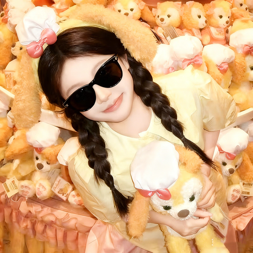 Bo Naling Headband Cute Hat Puppy Ears Plush Headband Women's Face Wash Headband Photo Amusement Park Play Hair Accessory Chef Puppy Headband