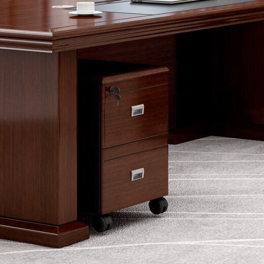 Office boss desk president desk simple modern boss desk new Chinese style desk supervisor desk office desk and chair combination 1.6 meters single table