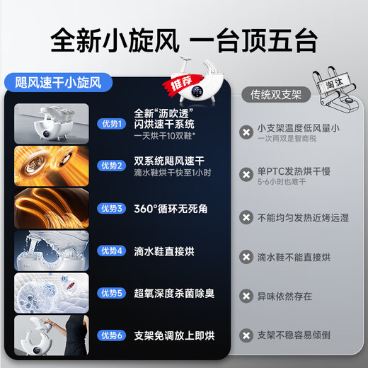 NK small cyclone shoe dryer new shoe dryer shoe dryer disinfection household shoe dryer shoe drying artifact SE-cleaning model quick drying and deodorizing shoes