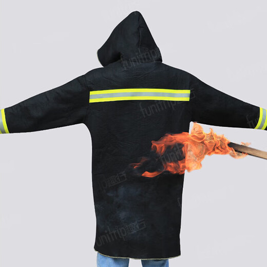 Quxing fireproof cloak, carbon fiber flame retardant fireproof clothing, household fire blanket, fire high-rise emergency escape equipment