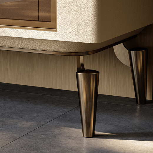 Yusenyi TAZA light luxury minimalist wine cabinet modern new display cabinet villa home dining side cabinet integrated wall high cabinet 1.05m side cabinet double door