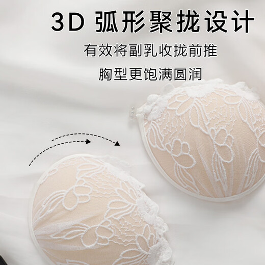 新款性感蕾丝圆杯硅胶胸贴超薄聚拢无肩带上托乳贴货源批发 JA1343胸贴白色 A
