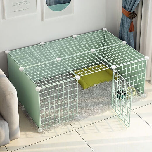 Raft core kitten cage kitten fence dog small dog rabbit indoor home isolation guardrail fence dog fence pet fence standard A type/6 pieces/70*35*35 resin paint
