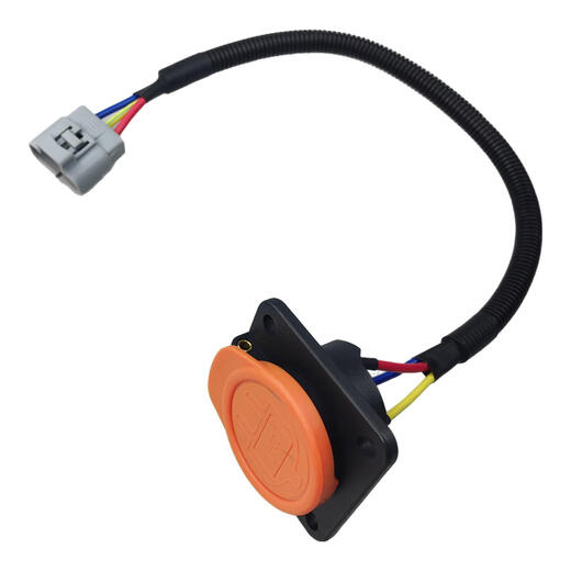 YEEDA Y-30 four-wheel electric sightseeing car charger gun cable plug socket connector AC220V16A charging gun with 5 meters cable