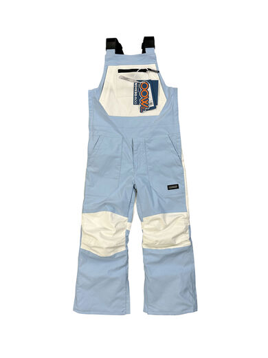 Children's ski pants for boys and girls, high-waisted winter quilted windproof and waterproof single and double board outdoor assault pants, green 120cm 120