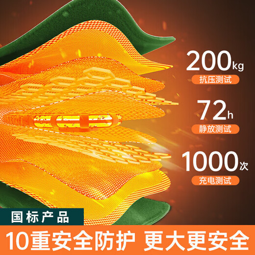 Rechargeable hot water bottle, electric water bottle hand warmer, explosion-proof baby warmer, national standard cute hot water bottle, palace warmer and waist warmer bag, mini quilt warmer, automatic power-off electric warmer, thick plush velvet, removable and washable/khaki brown