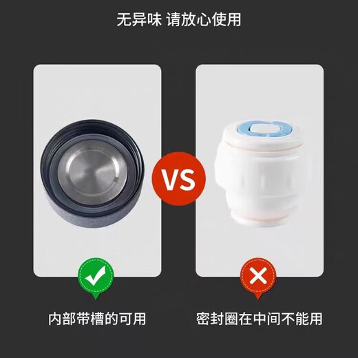 Xinnian food grade thermos cup water cup sealing ring cup rubber rubber ring apron sealing ring cover silicone gasket cup lid accessories outer diameter 5.5 inner diameter 4.5 thickness 0.25 cm one pack