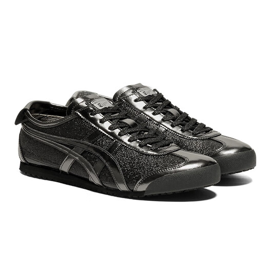 Onitsuka Tiger women's shoes MEXICO 66 BOXING new sports fashion flash couple casual shoes black/gun gray/1183C480.001 36