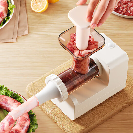 Household sausage filling machine, fully automatic sausage filling machine, sausage sausage casing tool, sausage machine artifact, electric sausage filling machine, free 4 enema tubes + meat pounding stick, efficient and labor-saving