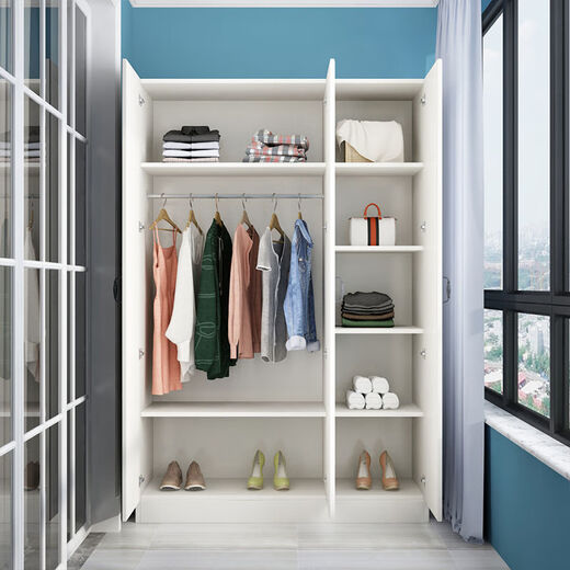 Cat Balcony Cabinet Sun Protection Wardrobe Storage Cabinet Large Capacity Storage Cabinet Utility Cabinet Shoe Cabinet Balcony Combination Cabinet Bay Window Cabinet 2 Doors + Top Cabinet Height 240 Length 90 Depth 42 Upstairs Package Installation