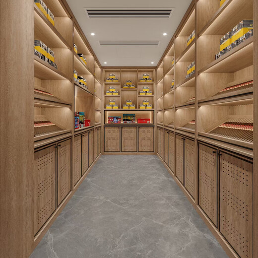 Customized cigar cabinet by the shopkeeper, cedar wood cigar tea refrigerated cigar room, constant temperature and humidity stainless steel wine cabinet, customized mobile wine room, single door