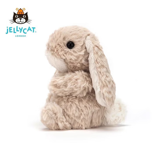 Jellycat Sweet Curly Doll Sweet Rabbit Beige Cute Plush Doll Toy Chinese Valentine's Day Gift for Girlfriend Sweet Rabbit Beige 15cm Genuine