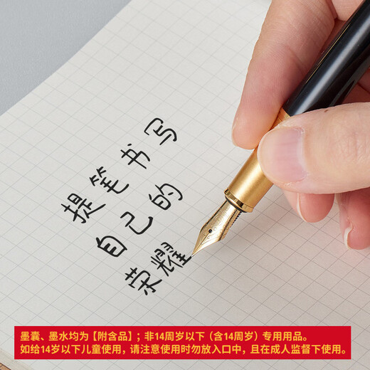 英雄（HERO）钢笔礼盒男女士签字笔礼品商务书法练字三年级中小学生定制刻字笔生日礼物E609 暮光绿【简装】（送 墨水） F明尖0.5mm