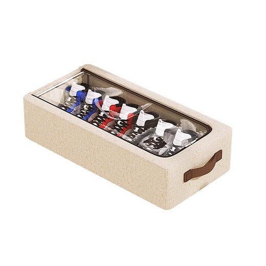 Zhifan Japanese transparent shoe box dust-proof storage box folding space-saving shoe cabinet organizer box under the bed shoe storage artifact medium size 2 pieces genuine Tianshan snow cotton丨skin-friendly and 0 odor